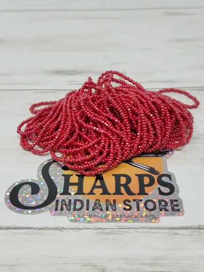 11/0 Cut Beads 344 Red Luster