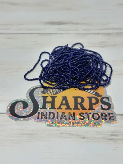13/0 Cut Bead 179 Opaque Navy Blue