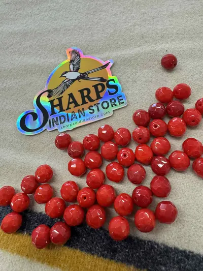 10MM GLASS FACETED #240-8