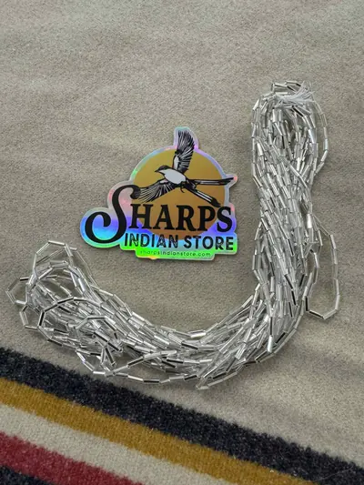 Size 3 Bugle Beads #412 Crystal