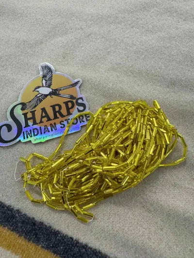 Size 3 Bugle Beads #422 Yellow
