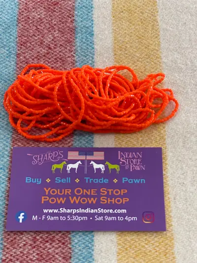 9/0 TRI CUT 134 OPAQUE DARK ORANGE