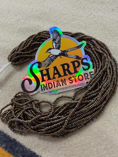 11 Seed Bead 588 brown iris