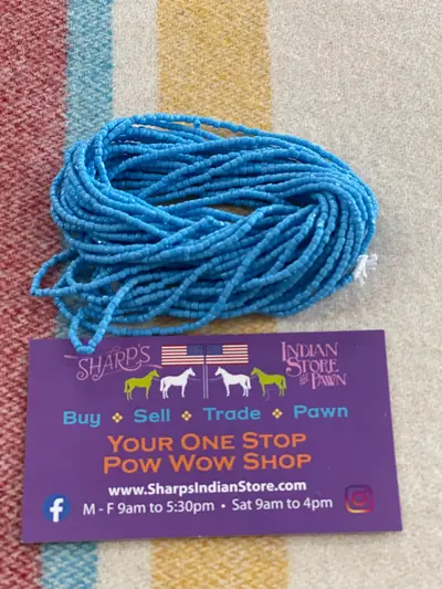 9/0 TRI CUT 165 DARK TURQUOISE BLUE