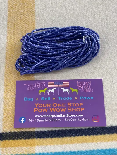 9/0 TRI CUT 376 LUSTER DARK BLUE