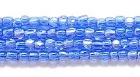 9/0 TRI CUT 374-T TRANSPARENT SAPHIRE LUSTER