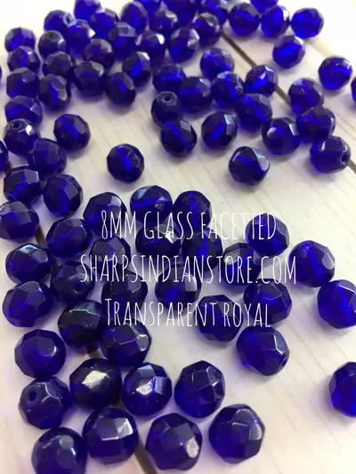 8MM FC-276 TRANSPARENT DARK SAPPHIRE