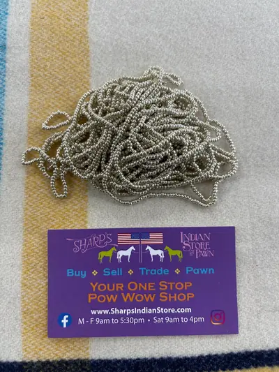 10/0 SEED BEAD 10SB812 METALLIC SILVER
