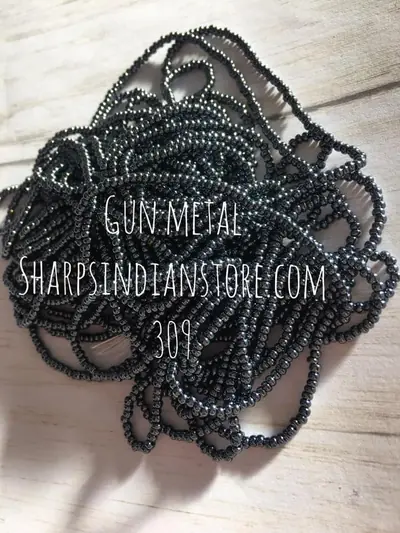 10/0 SEED BEAD 10SB309 GUN METAL