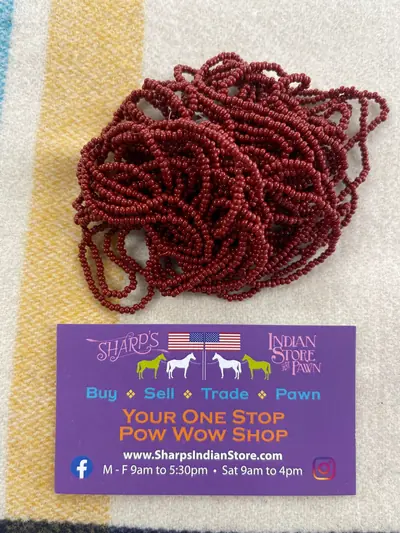 10/0 SEED BEAD 10SB154 MEDIUM OPAQUE BROWN