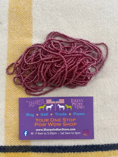 10/0 SEED BEAD 10SB346 DARK LUSTER RED