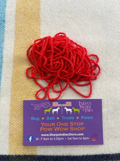 10/0 SEED BEAD 10SB142 OPAQUE LIGHT RED