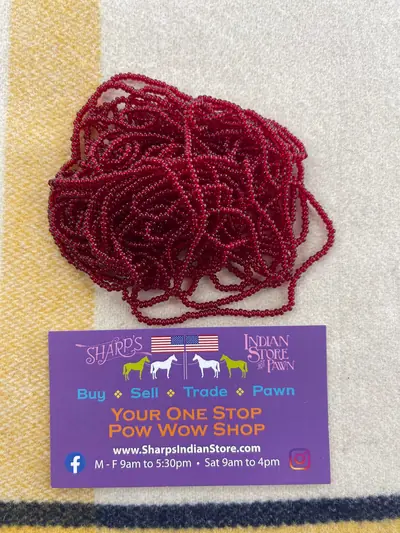 10/0 SEED BEAD 10SB244 TRANSPARENT RUBY