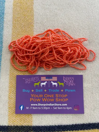 10/0 SEED BEAD 10SB334 DK ORANGE LUSTER