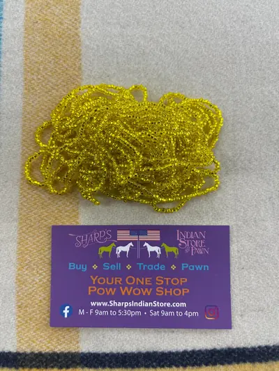 10/0 SEED BEAD 10SB422 SILVERLINED YELLOW
