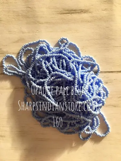 10/0 SEED BEAD 10SB160 OPAQUE PALE BLUE