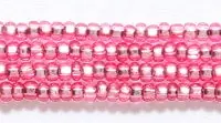 10/0 SEED BEAD 10SB444-DY SILVER LINED DYED RUBY
