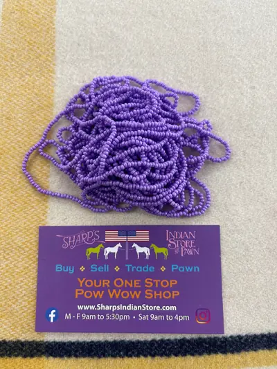 10/0 SEED BEAD 10SB197-TA TERRA OPAQUE PURPLE