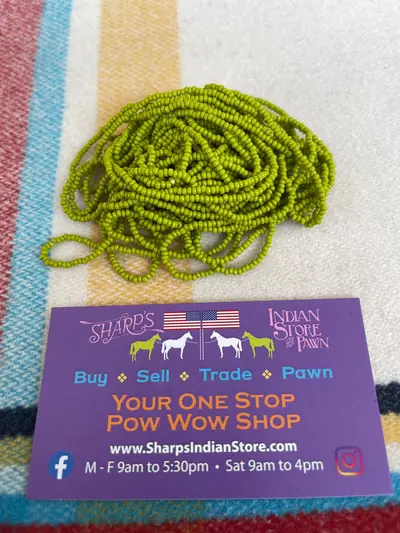 11/0 CUT BEAD 183-0C OPAQUE OLIVE GREEN