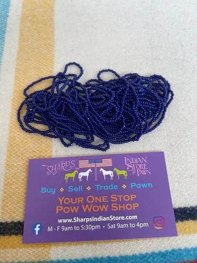 11/0 CUT BEAD 178-C OPAQUE NAVY BLUE