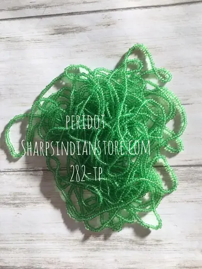 11 SEED 11SB282 TRANSPARENT PERIDOT