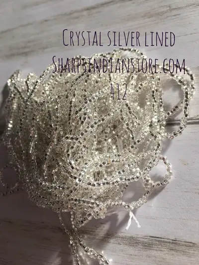11 SEED 11SB412 SILVER LINED CRYSTAL
