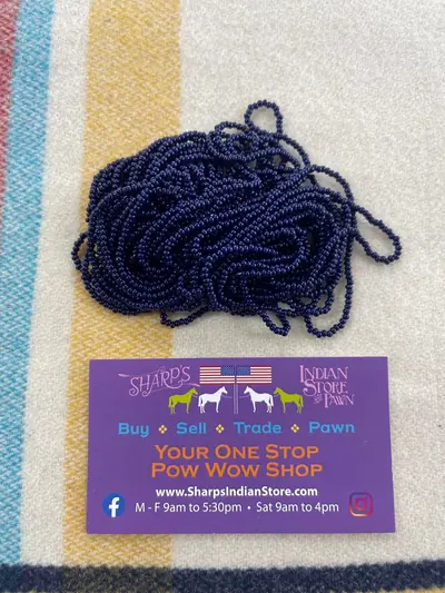 11 SEED BEAD 11SB179 OPAQUE DARK NAVY