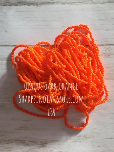 11 SEED 11SB134 OPAQUE DARK ORANGE