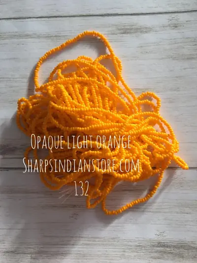 11 SEED 11SB132 OPAQUE LIGHT ORANGE