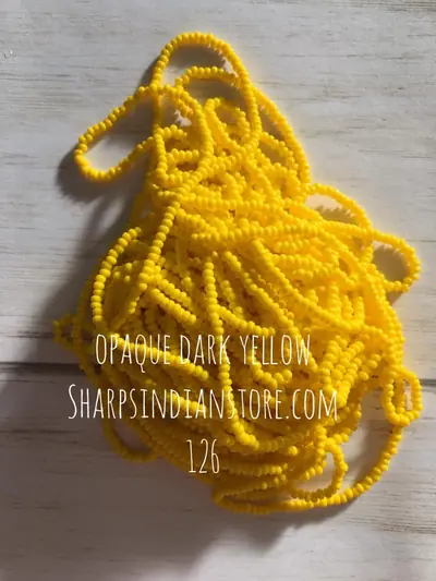 11 SEED 11SB126 OPAQUE DARK YELLOW