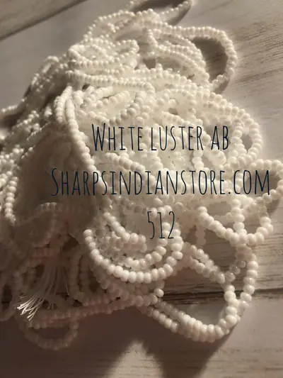 11 SEED 11SB512 OPAQUE WHITE LUSTER AB