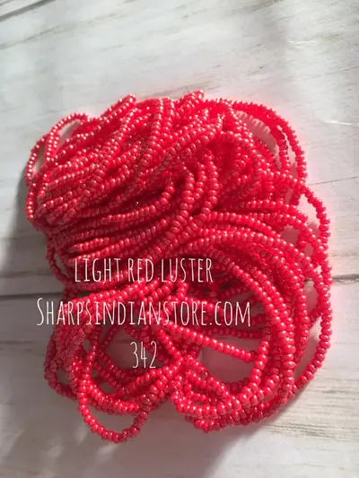 11 SEED 11SB342 LIGHT RED LUSTER