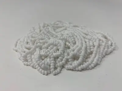 8/0 SEED #112 OPAQUE WHITE