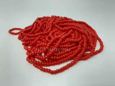 8/0 SEED BEAD 144 RED