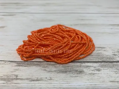 13 CUT 334 DARK ORANGE LUSTER