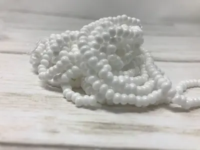 6/0 SEED BEAD 6SB112 OPAQUE WHITE