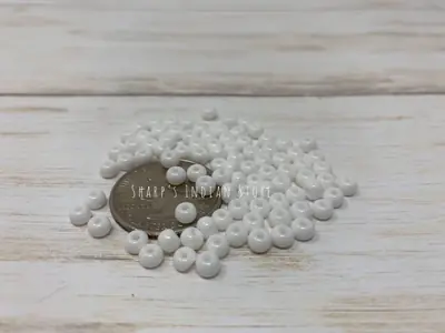 5/0 SEED BEAD WHITE