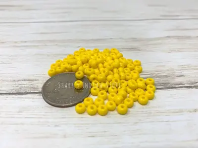 5/0 SEED BEAD YELLOW