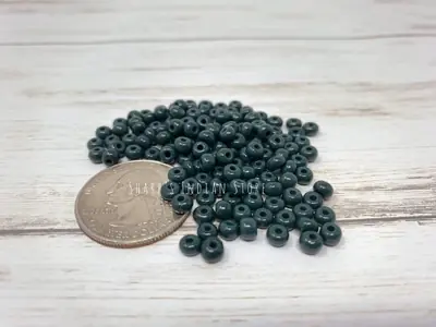 5/0 SEED BEAD HUNTER GREEN