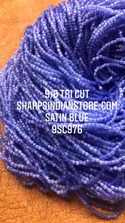 9/0 TRI CUT 976 SATIN BLUE