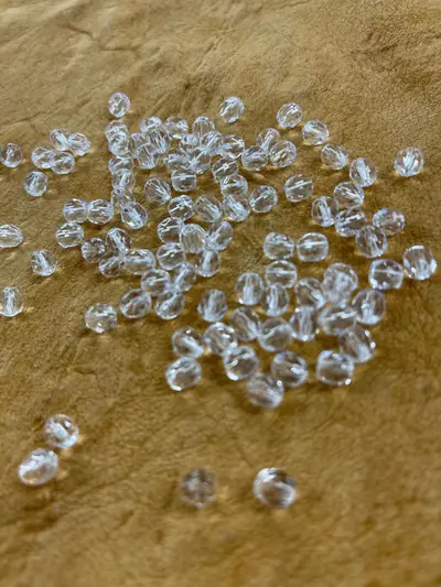 6MM GLASS FACETED #212 CRYSTAL