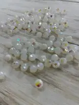 8MM WHITE OPAL AB