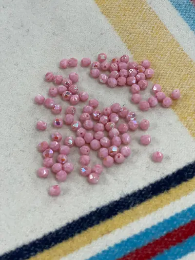 6MM Opaque Pink AB