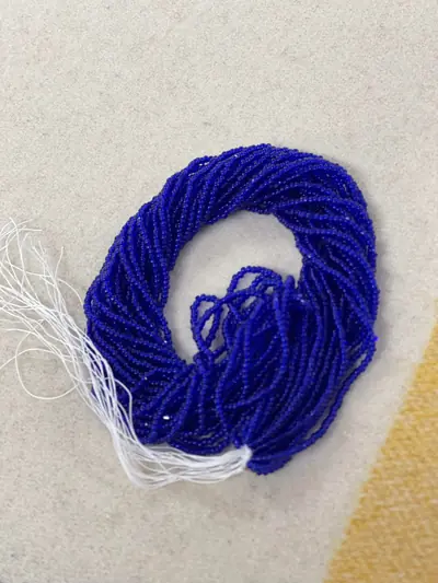 11/0 CUT BEADS 278-C TR COBALT