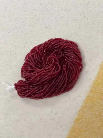 11/0 CUT BEADS #244-C RUBY