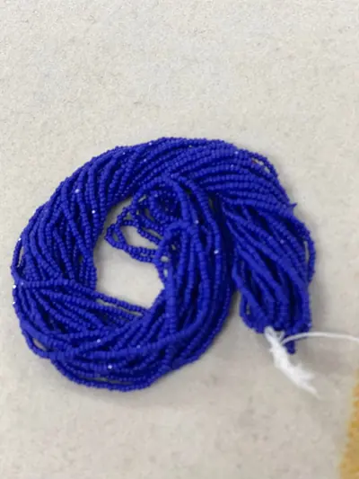 11/0 CUT BEADS #176-C OPAQUE ROYAL BLUE