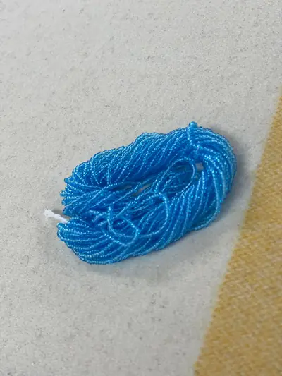 11/0 CUT BEADS #263-C MEDIUM LIGHT AQUA