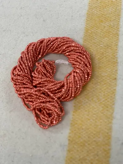 11/0 CUT BEADS #856-C COPPER FULL COATED