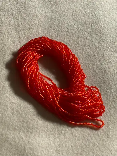 10/0 SEED BEAD #536-T TRANSPARENT LIGHT ORANGE AB
