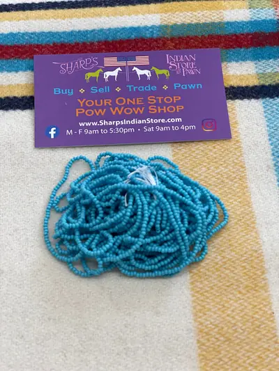 12/0 SEED BEAD #164 MEDIUM OPAQUE TURQUOISE